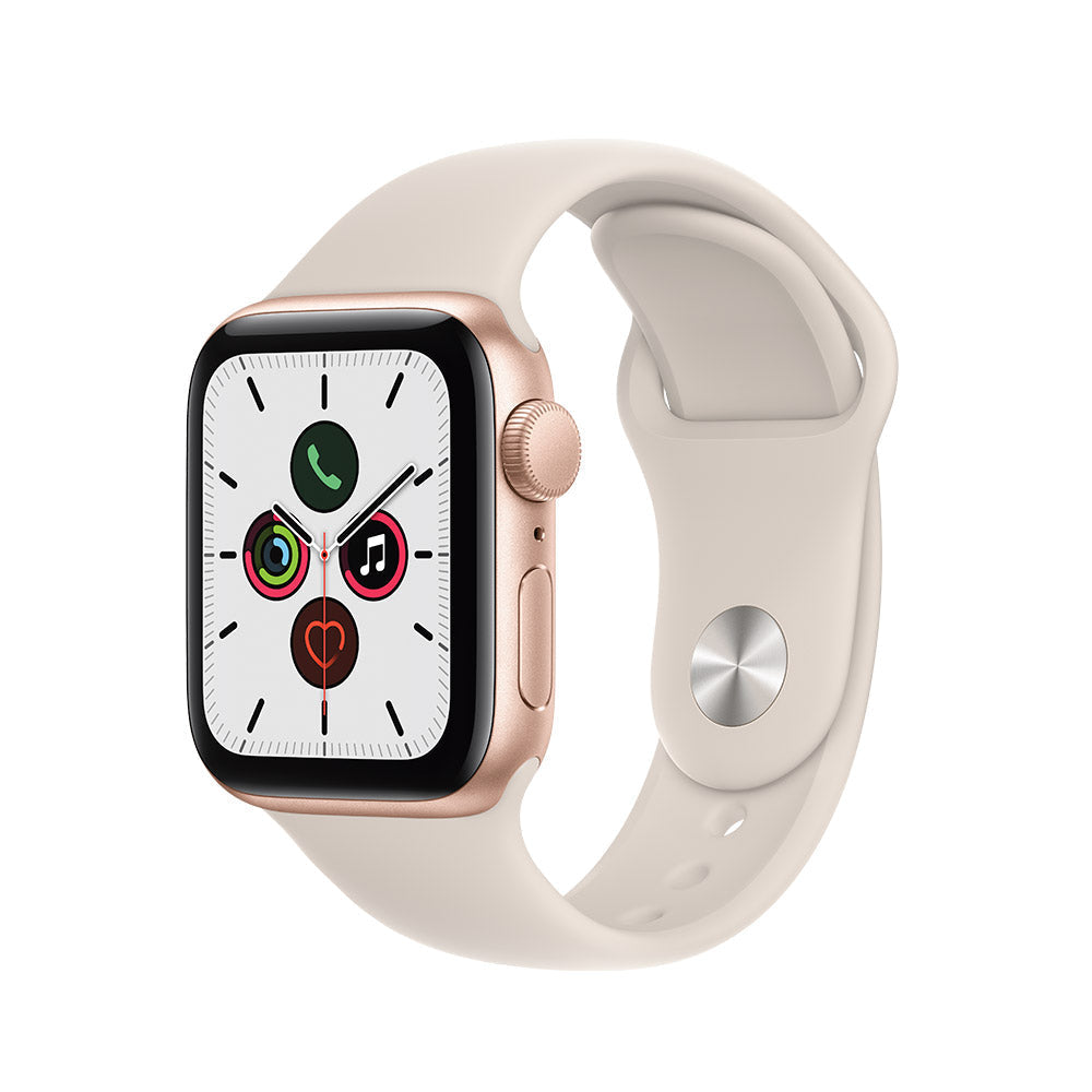 Apple Watch SE Aluminium Case with Starlight Sport Band - Regular