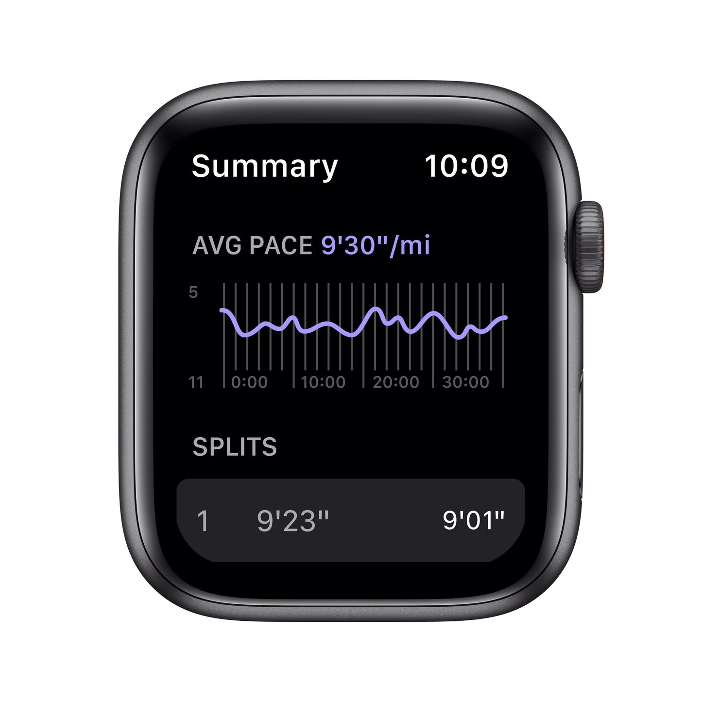 Apple Watch Nike SE (GPS+Cellular) - Caja de aluminio en plata 44 mm - Correa Nike Sport antracita/negro - Talla única