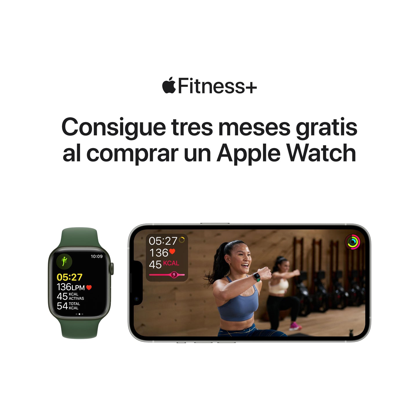 Apple Watch Nike Series 7 (GPS + Cellular) - Caja de aluminio en color medianoche de 45 mm - Correa Nike Sport antracita/negro - Talla única