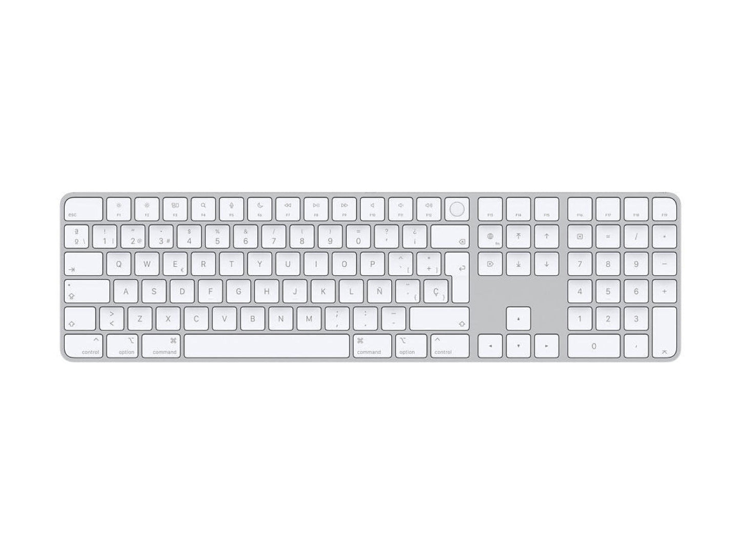 Magic Keyboard with Touch ID and Numeric Keypad for Mac computers with Apple silicon - Spanish