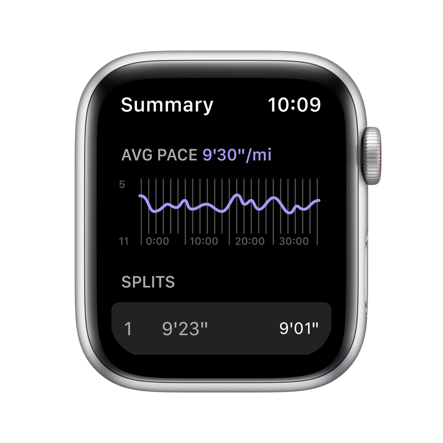 Apple Watch Nike SE (GPS + Cellular) - Caja de aluminio en plata de 44 mm - Correa Nike Sport platino puro/negra - Talla única