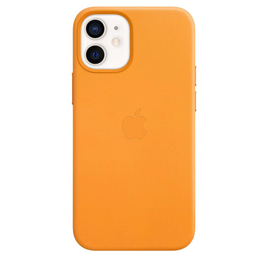Funda de cuero para iPhone 12 mini con MagSafe