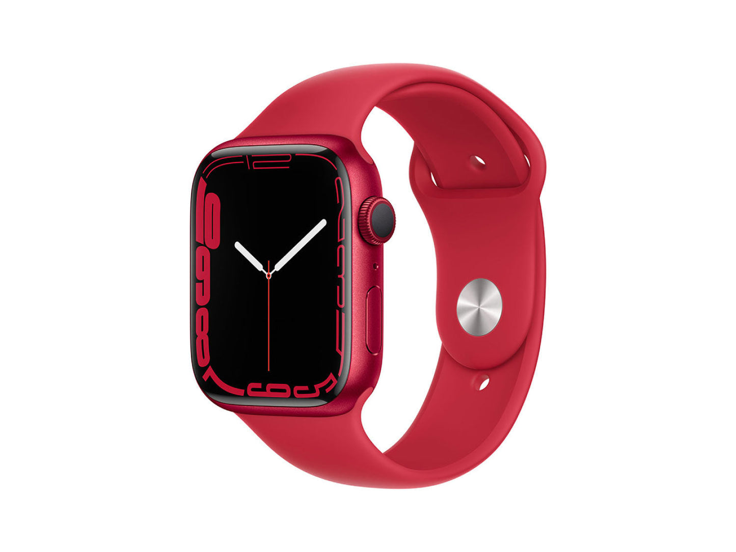 Apple Watch Series 7 Aluminium Case with (PRODUCT)RED Sport Band - Regular